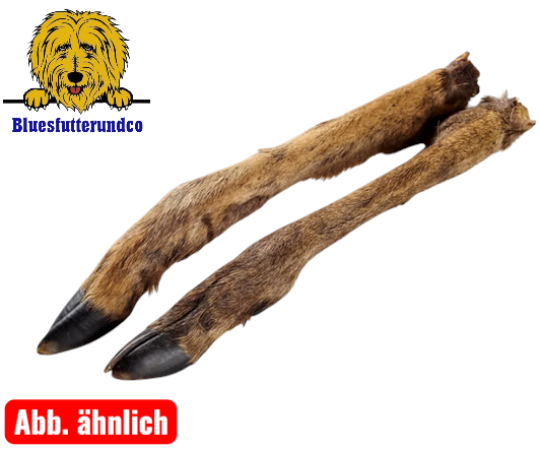 Rehunterbein mit Fell Stückweisse